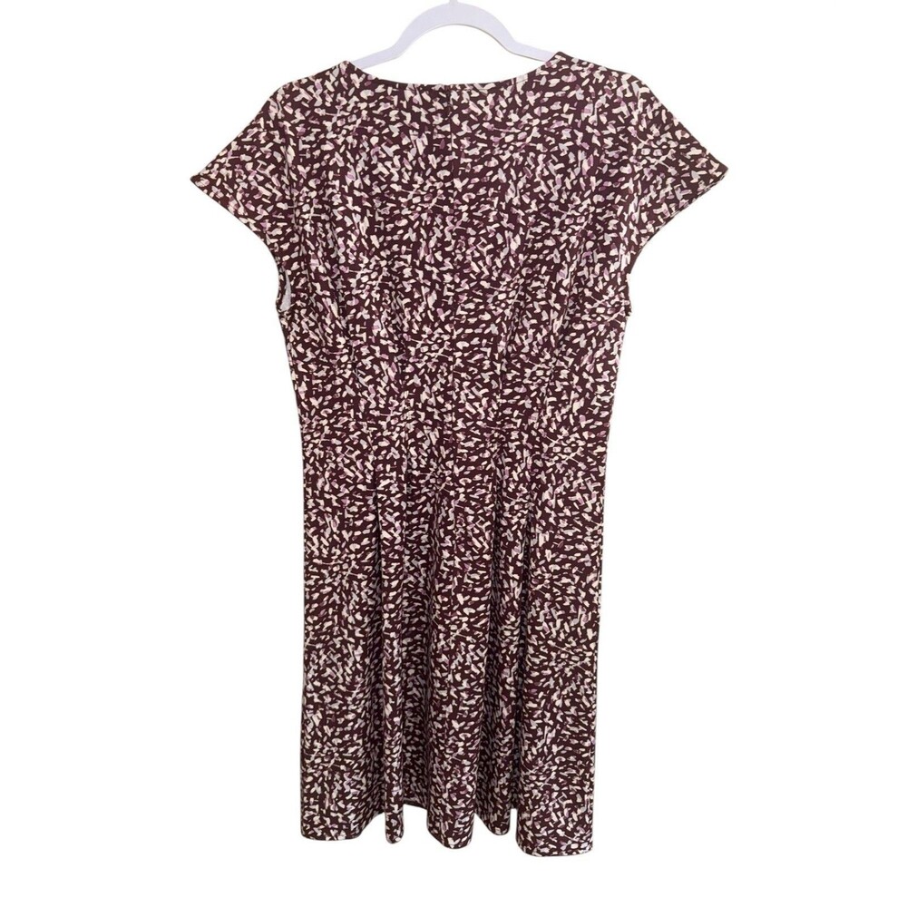 NWT LOFT Ann Taylor Multicolor Print Short Sleeve Dress Womens Size 4 NEW $84.99 - Picture 5 of 14